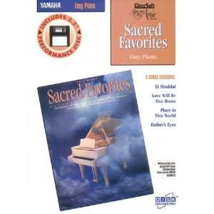 Sacred Favorites   Easy Piano   Book/Disk Pkg.  Musical 