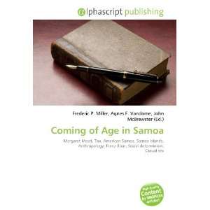  Coming of Age in Samoa (9786134138758) Books