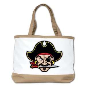   Bag Purse (2 Sided) Tan Pirate Head with Knife 
