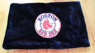 Boston Red Sox Big Patch Mink Pillow Cover  