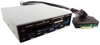 Front Panel 4 Port USB 3.0 Superspeed 5Gbps and All in One SD MicroSD 