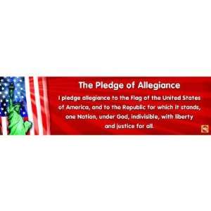   Banner, Pledge of Allegiance, 12 x 45 Inches (849603)