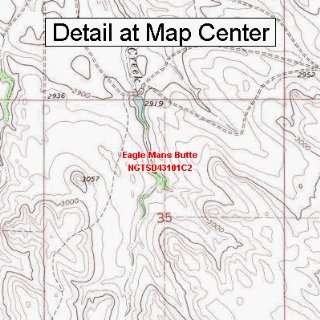   Eagle Mans Butte, South Dakota (Folded/Waterproof)