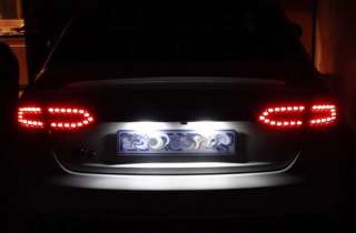 Audi A5 (2008 ) License Number Plate LED Light Bulbs UK  