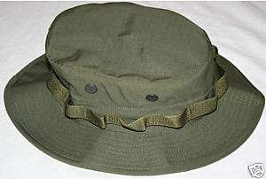 RIP STOP OLIVE DRAB OD OG 107 BOONIE HAT SIZE 7 3/4 NEW  