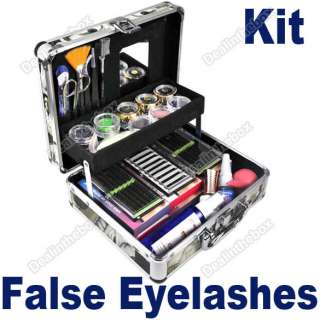 Professional Eye Lash False Eyelashes Eyelash Extension Kit Full Set 