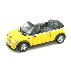  Mini Cooper S Convertible 1/28 Yellow Toys & Games