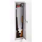 steel stack on full length in wall gun cabinet holds