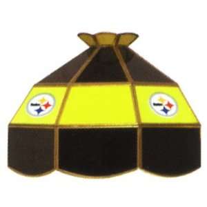 Pitsburgh Steelers 16 Inch Glass Lamp 