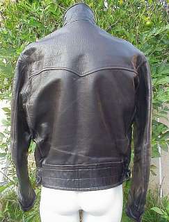   CHP Police Motorcycle Horsehide Leather Jacket Lewis Holster   RARE