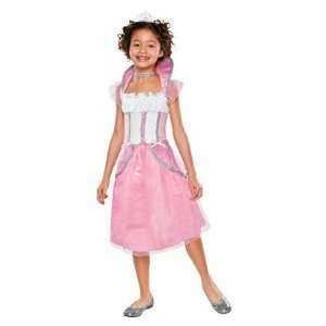  Girls Pretty In Pink Princess Costume Size Medium Toys 