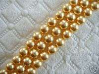 50 SWAROVSKI CRYSTAL Gold Pearls 5mm Loose Beads 5810  
