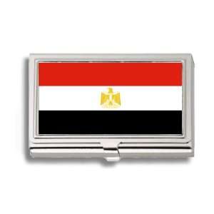  Egypt Egyptian Flag Business Card Holder Metal Case 