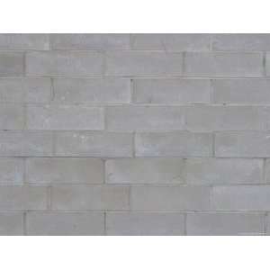  Close up of a Wall of Gray Bricks with a Smooth Texture 