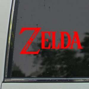  Legend Of Zelda Red Decal Nintendo WII Window Red Sticker 