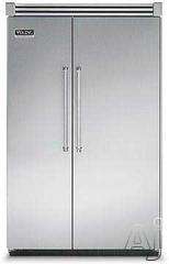VIKING 48 STAINLESS STEEL BUILT IN REFRIGERATOR MODEL# VCSB483 @ 48% 