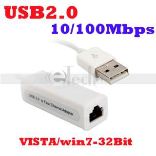  to Fast Ethernet LAN Female RJ45 Network Adapter 10/100Mbps  