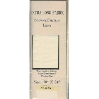 EXTRA LONG size FABRIC Shower Curtain / LINER 70 wide x 84 long 