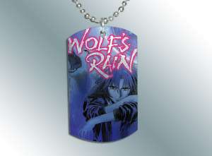 Wolfs Rain Dog Tag Pendant Necklace  