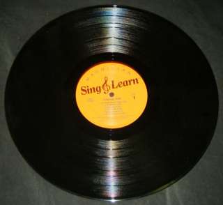 LANGUAGE SKILLS Sing & Learn 33 RPM Record, Macmillan Program 1988 