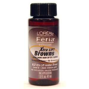    Loreal Feria Xtra Lift Browns #6.3 Golden Brown 1.6oz Beauty