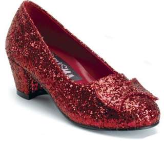 Kids Wizard of Oz Dorothy Ruby Slippers Red Shoes 885487351315  