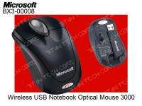 Microsoft Wireless USB Notebook Optical Mouse 3000 BX3  