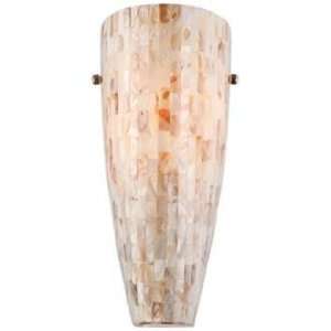  Possini Mother of Pearl Mosaic Wall Sconce