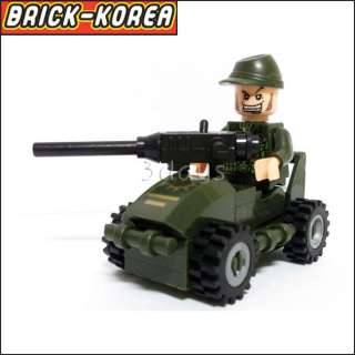 Bricks Block Building Toys Minifigures 830 Army Series set   Small 