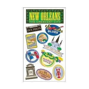   Sticko 58 Stickers New Orleans; 6 Items/Order Arts, Crafts & Sewing