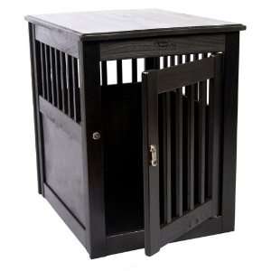  Dynamic Accents Pet Crate End Table (Medium/Black)