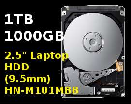   1TB 2.5 SATA Laptop Internal HD Hard Disk Drive 8806071322681  