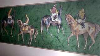 HORSE & Jockey THOROUGHBRED TROPHY Wallpaper Border  