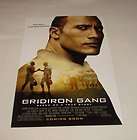 2006 movie ad page gridiron gang dwayne johnson expedited shipping