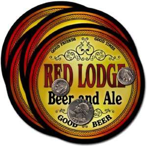  Red Lodge, MT Beer & Ale Coasters   4pk 