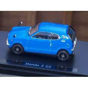  Honda Z 1970 Light Blue 1/43 Scale Diecast Model Toys 