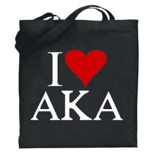  Alpha Kappa Alpha I Love Tote Bags