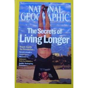   Magazine November 2005 The Secrets of Living Longer 