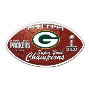  NFL Green Bay Packers Super Bowl Champ 12 Magnet 