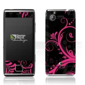   for Sony Ericsson Xperia X2   Black Curls Design Folie Electronics