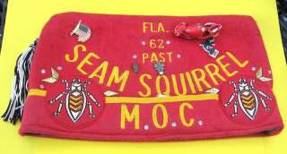 MOC Military Order Cooties Seam Squirrel Hat Cap Pins  