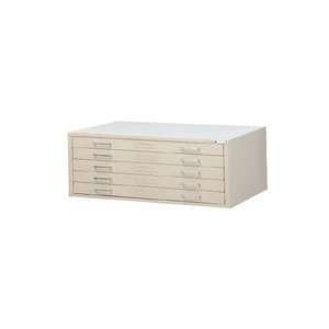  Mayline C File 5 Drawer Flat File with Dust Covers for 30 