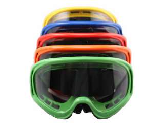 Ski Snowboard Snowmobile Motorcycle Goggles Off Road Eyewear Clear 