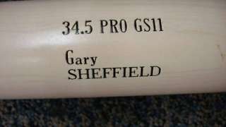 GARY SHEFFIELD SIGNED OLD HICKORY GAME BAT PSA G45145  