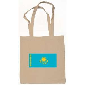  Kazakhstan, Kazakhstani Flag Tote Bag Natural Everything 