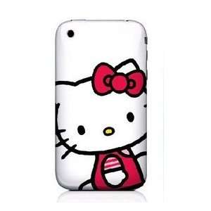 com APPLE IPHONE 3G AND 3GS WHITE SITTING HELLO KITTY WITH PINK SHIRT 