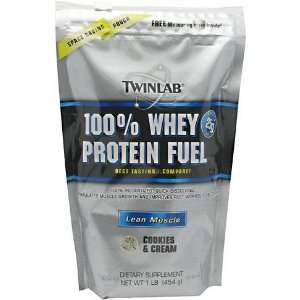  Twin Laboratories 100% Whey Protein Fuel, Cookies and 