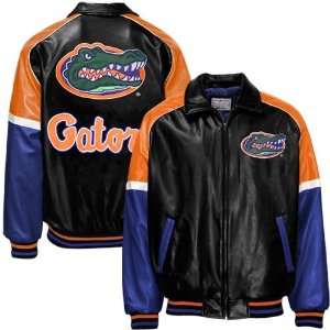    Florida Gators Black Varsity Pleather Jacket