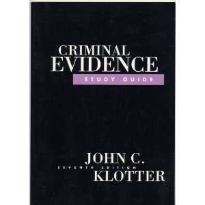   STUDY GUIDE by John C. Klotter (7th EDITION Softcover 71 pages) Books