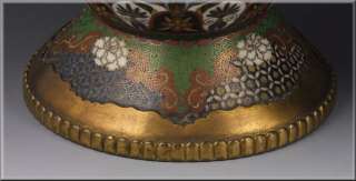 Important Pair Meiji Period Japanese Cloisonne Vases  